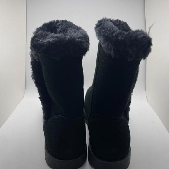 Cushionaire Women's COZY pull on boot BLACK 7.5 - Picture 4 of 6
